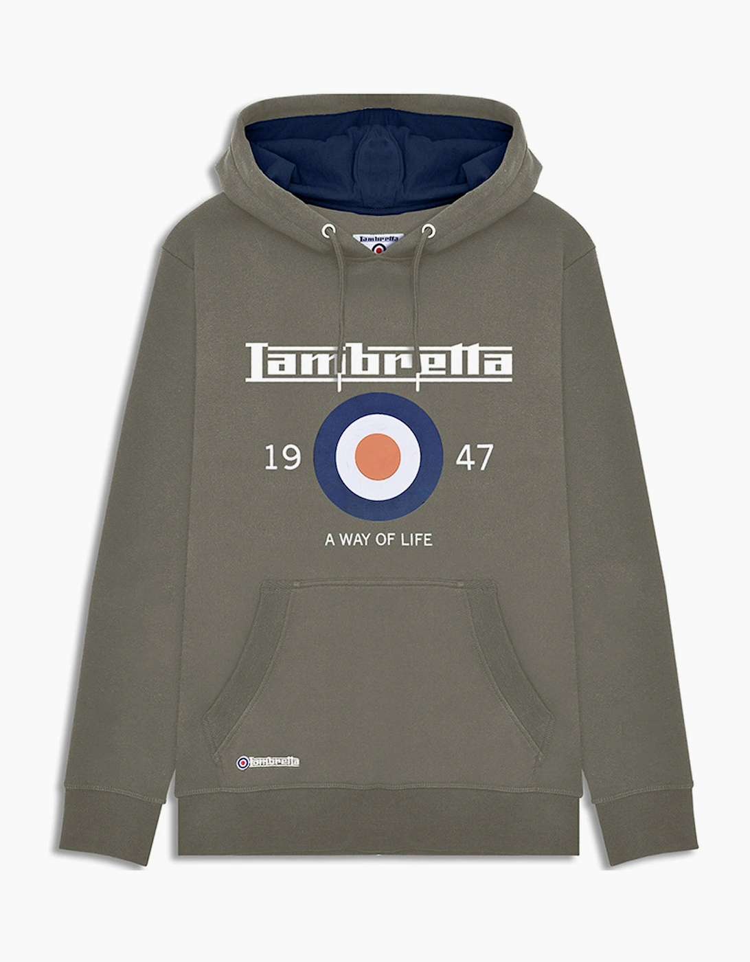 Lambretta Mens Target Pullover Hoodie