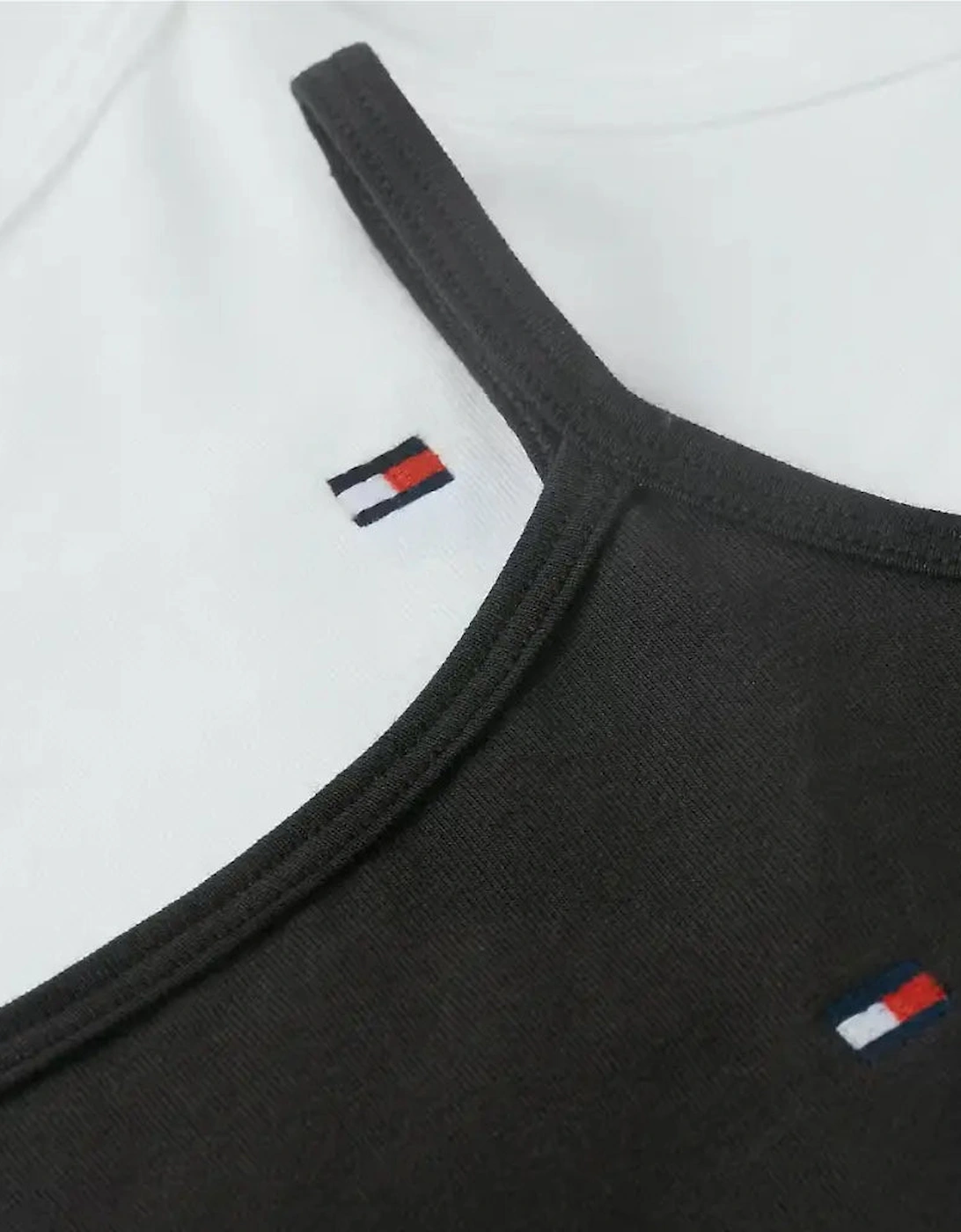 Girls 2-Pack Camisole Vest Tops, White/Black