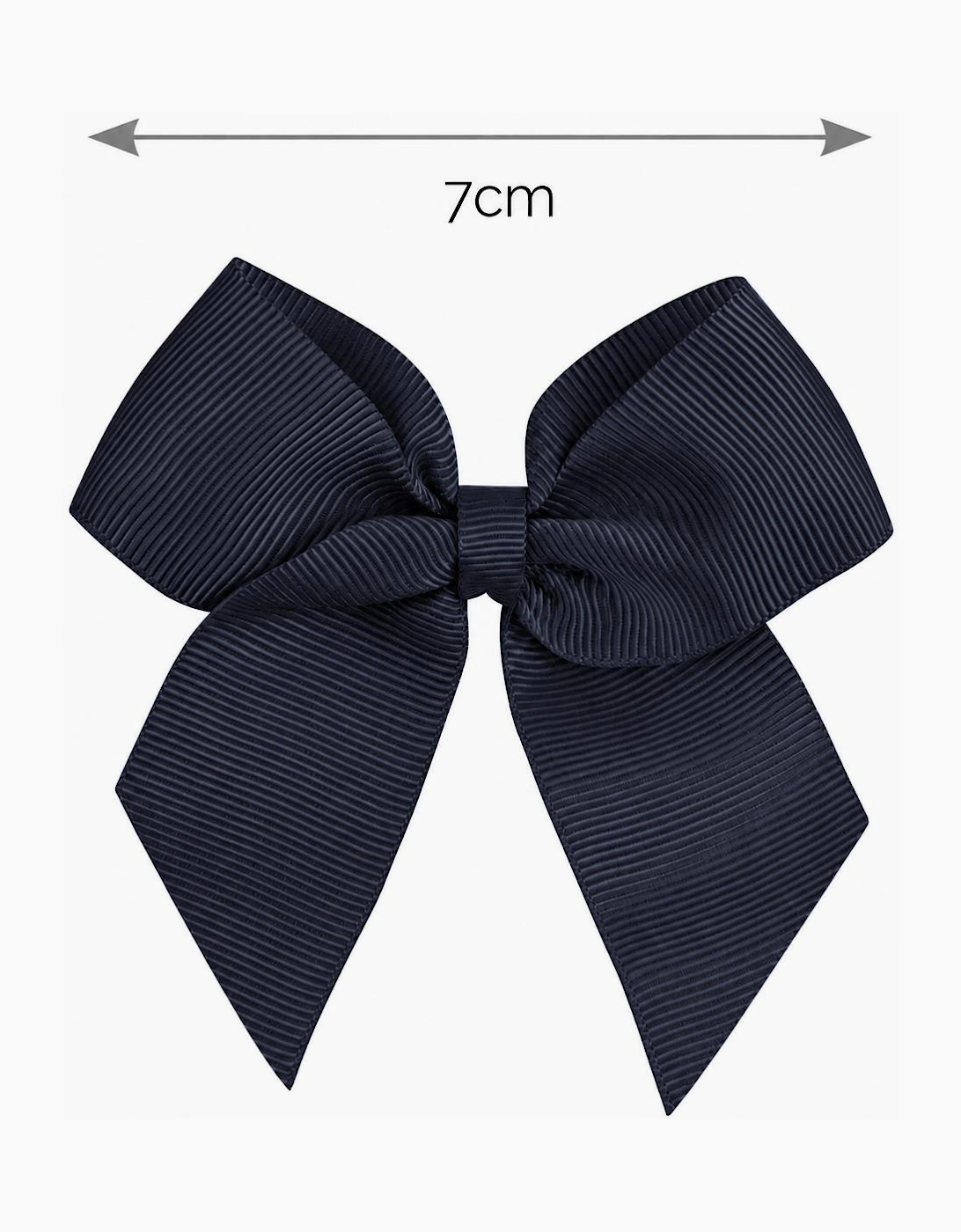 Girls Navy 480 7cm Bow Hair Clip