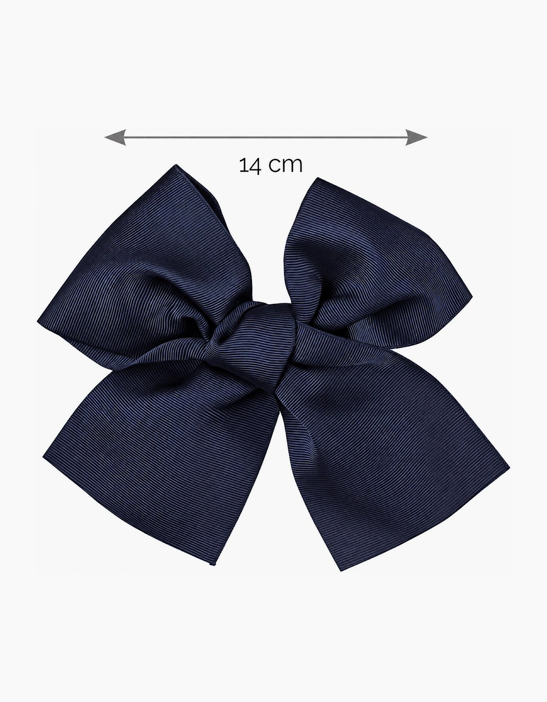 Girls Navy 480 14cm Bow Hair Clip
