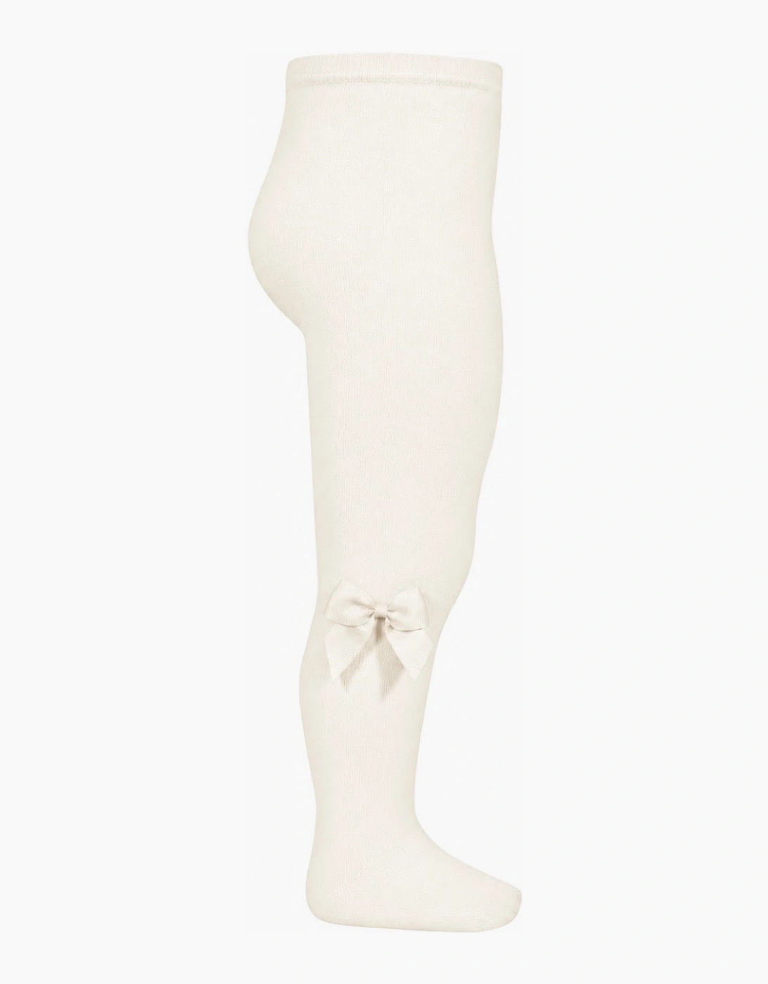 Girls Cream 303 Bow Tights