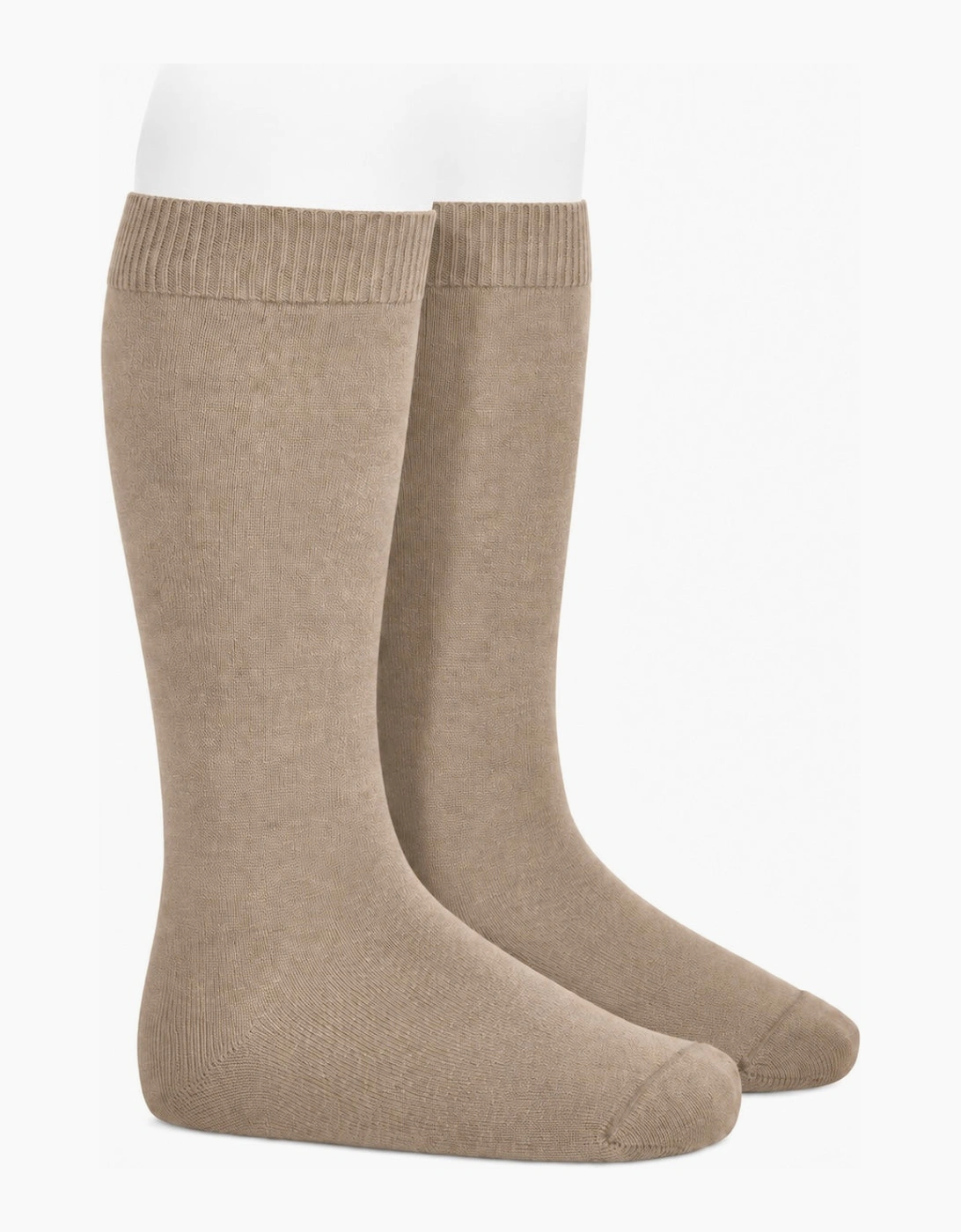 Brown 316 Plain Knee Socks