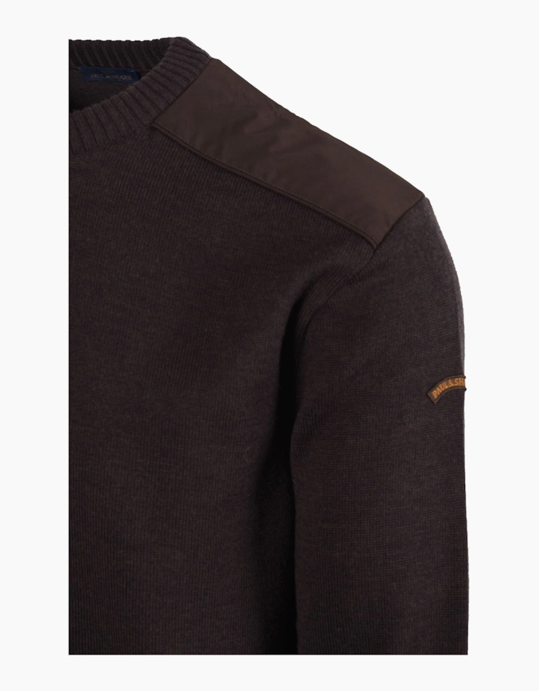 Paul & Shark CREW NECK KNITWEAR BROWN
