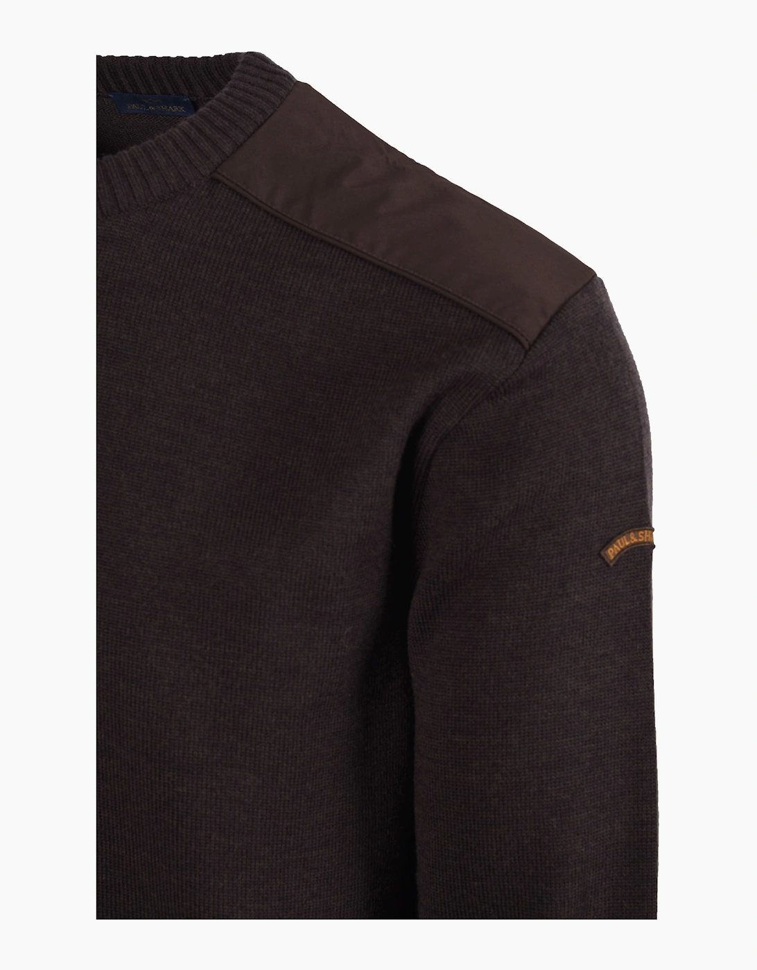 Paul & Shark CREW NECK KNITWEAR BROWN
