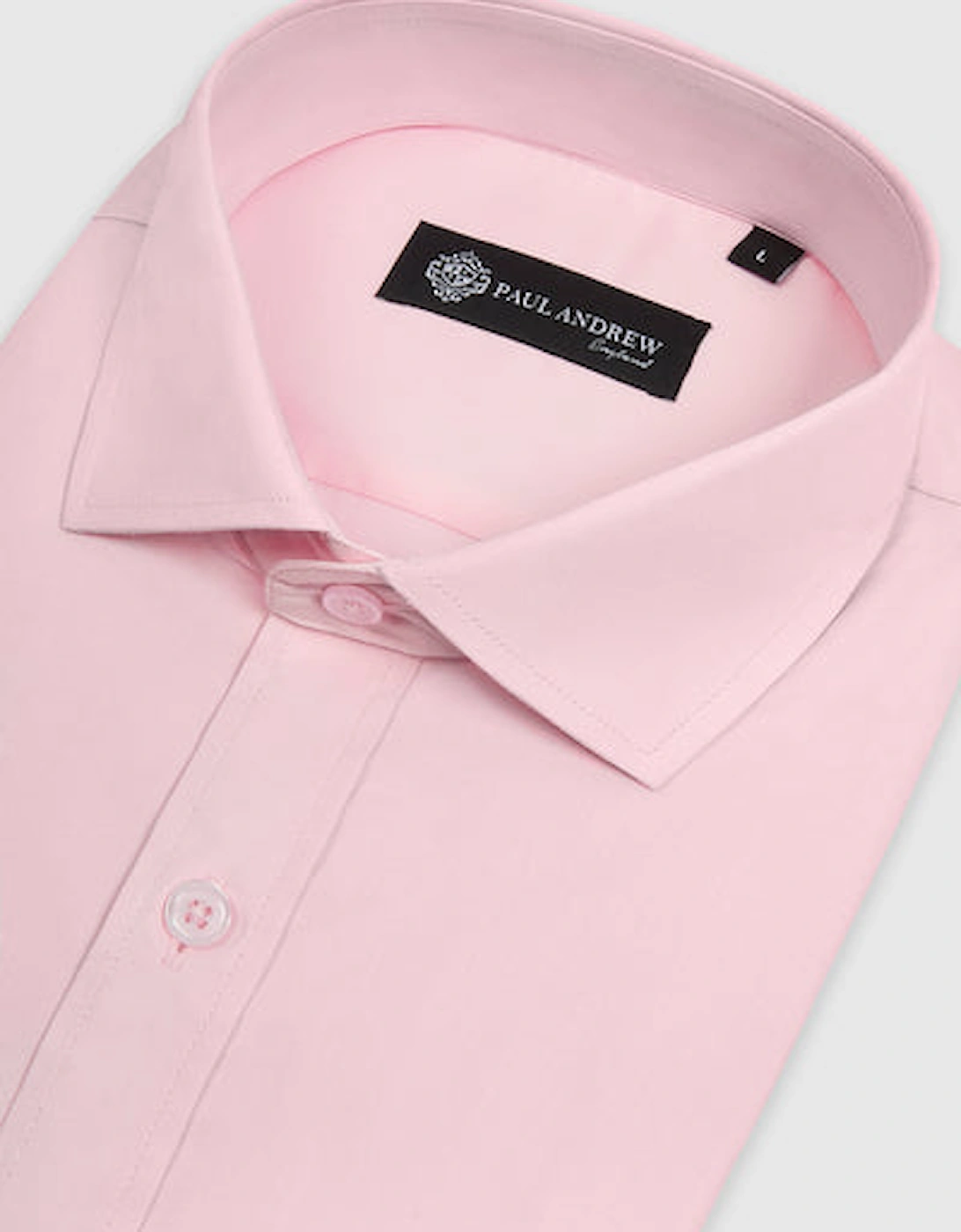 Paul Andrew Oliver Cutaway Collar Shirt - Pink