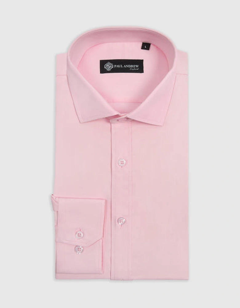 Paul Andrew Oliver Cutaway Collar Shirt - Pink