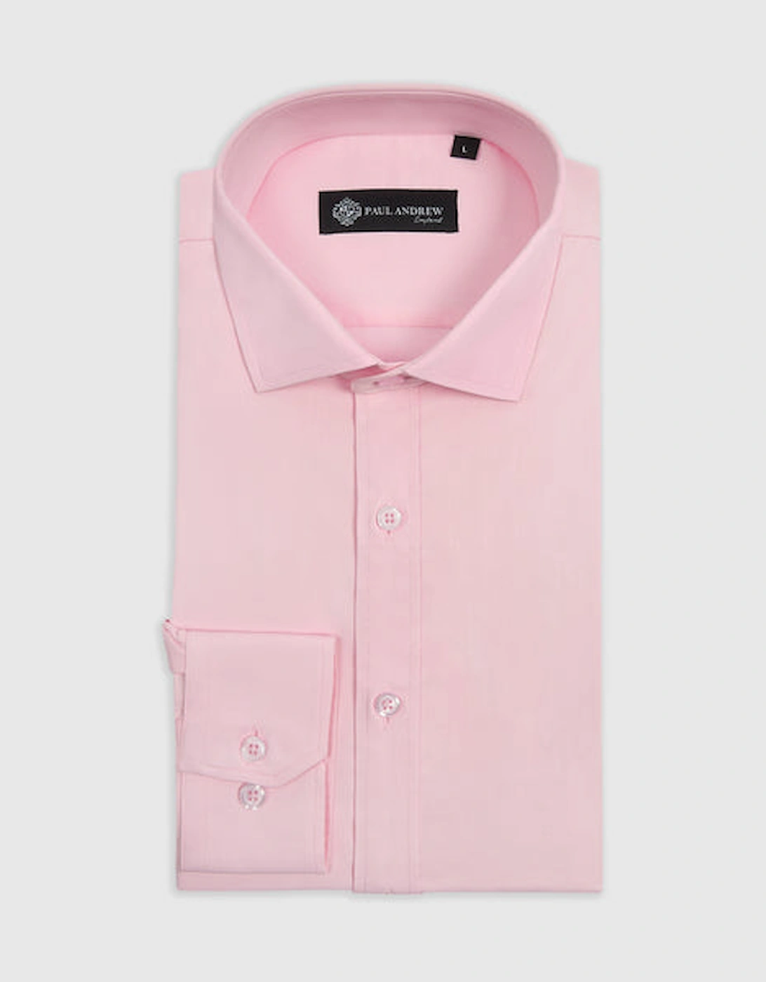 Paul Andrew Oliver Cutaway Collar Shirt - Pink