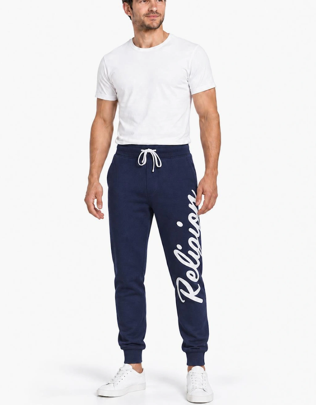 True Religion Mens Trouser Jogging Bottom Fleece Jogger Sport Trouser Sweatpants