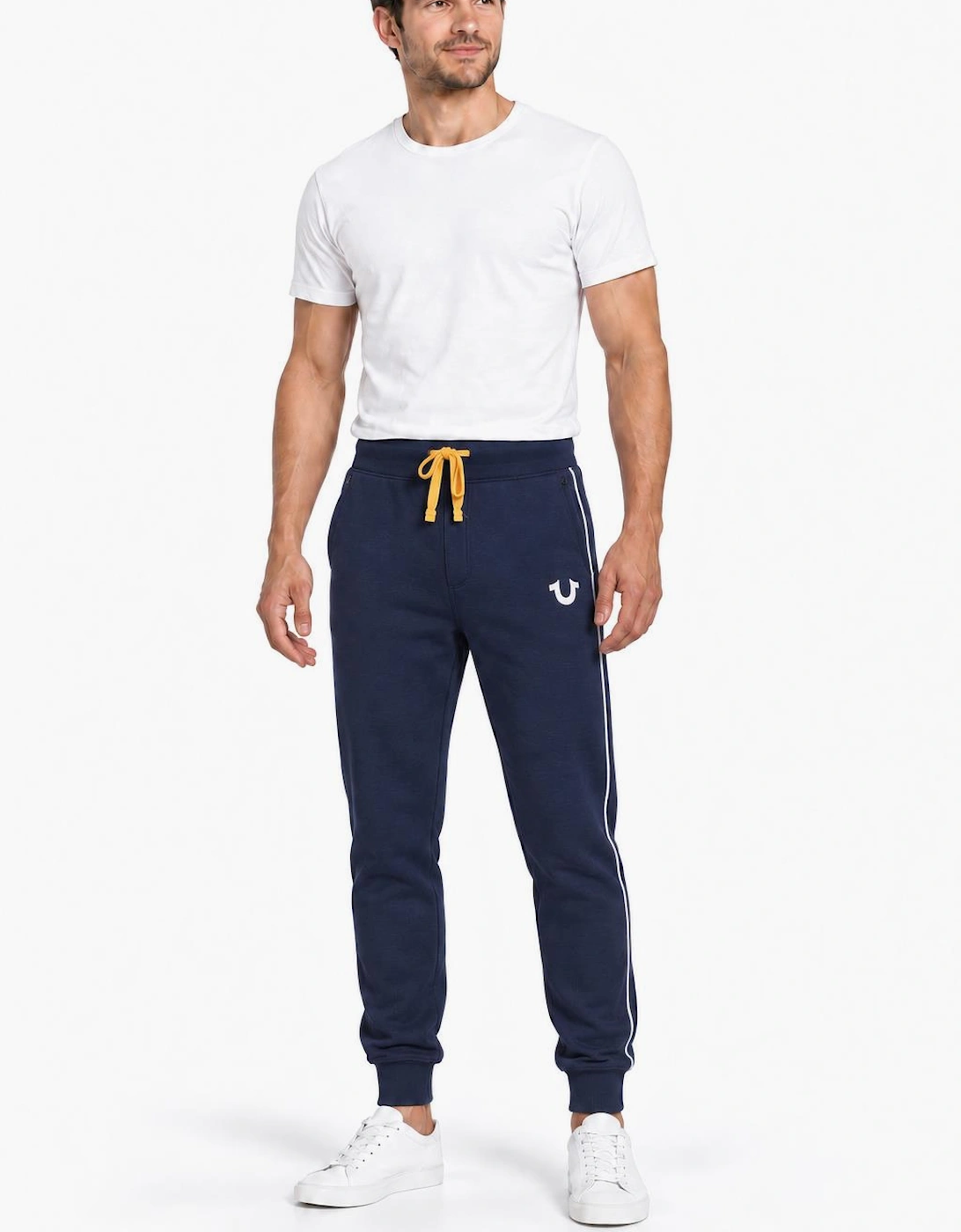 True Religion Mens Trouser Jogging Bottom Fleece Jogger Sport Trouser Sweatpants