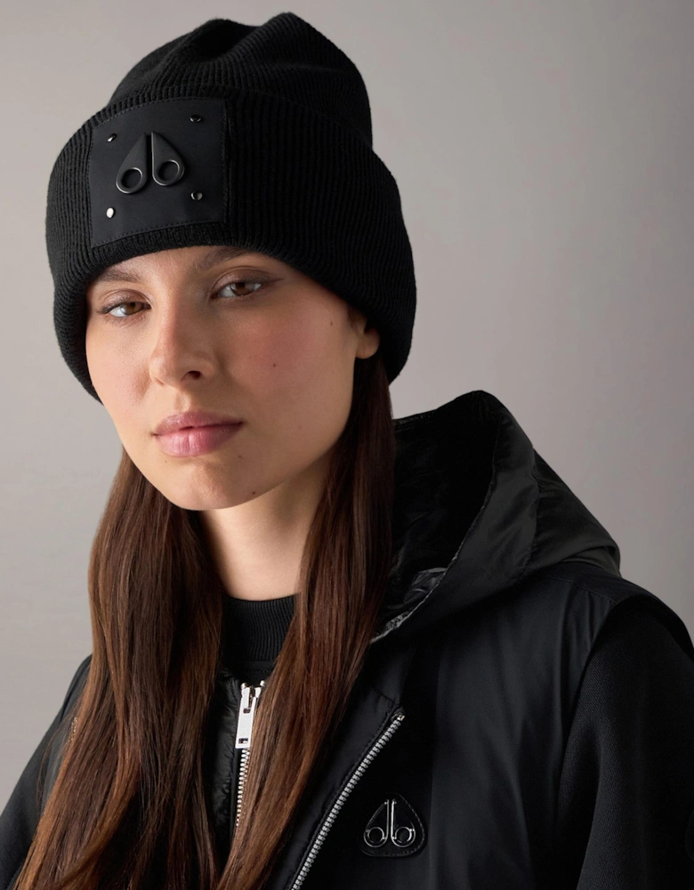 Icon Logo Wool Black Beanie