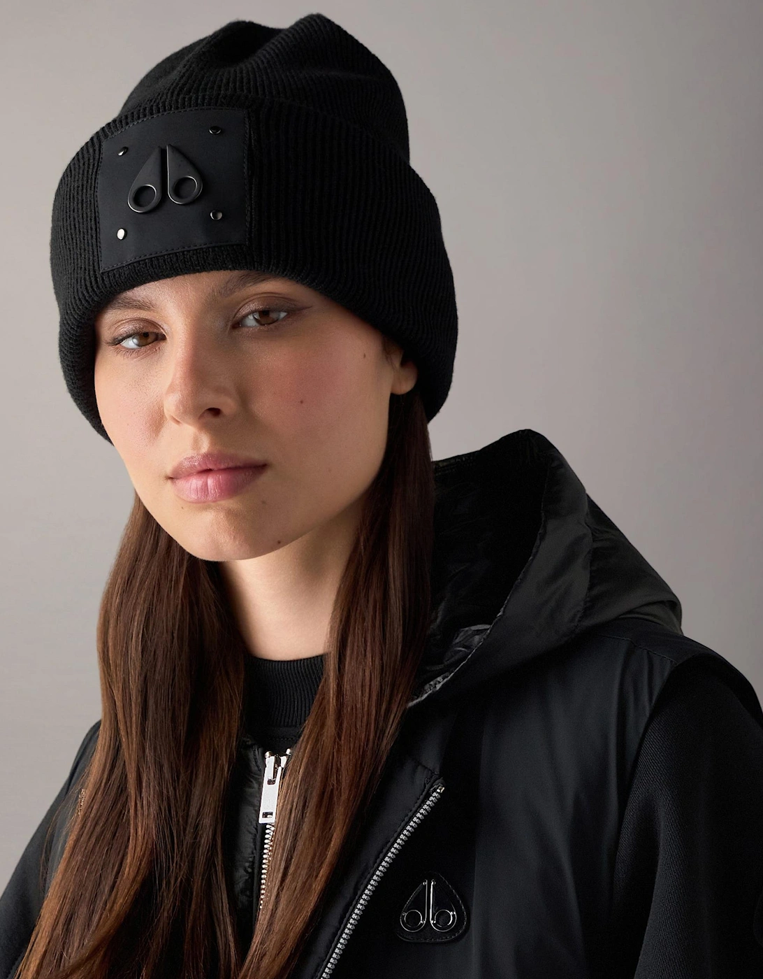Icon Logo Wool Black Beanie