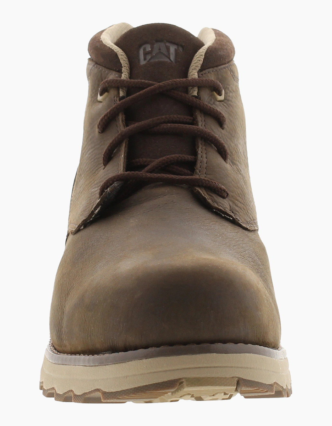 Caterpillar Mens Smart Boots Elude Waterproof Leather Lace Up dark brown UK Size