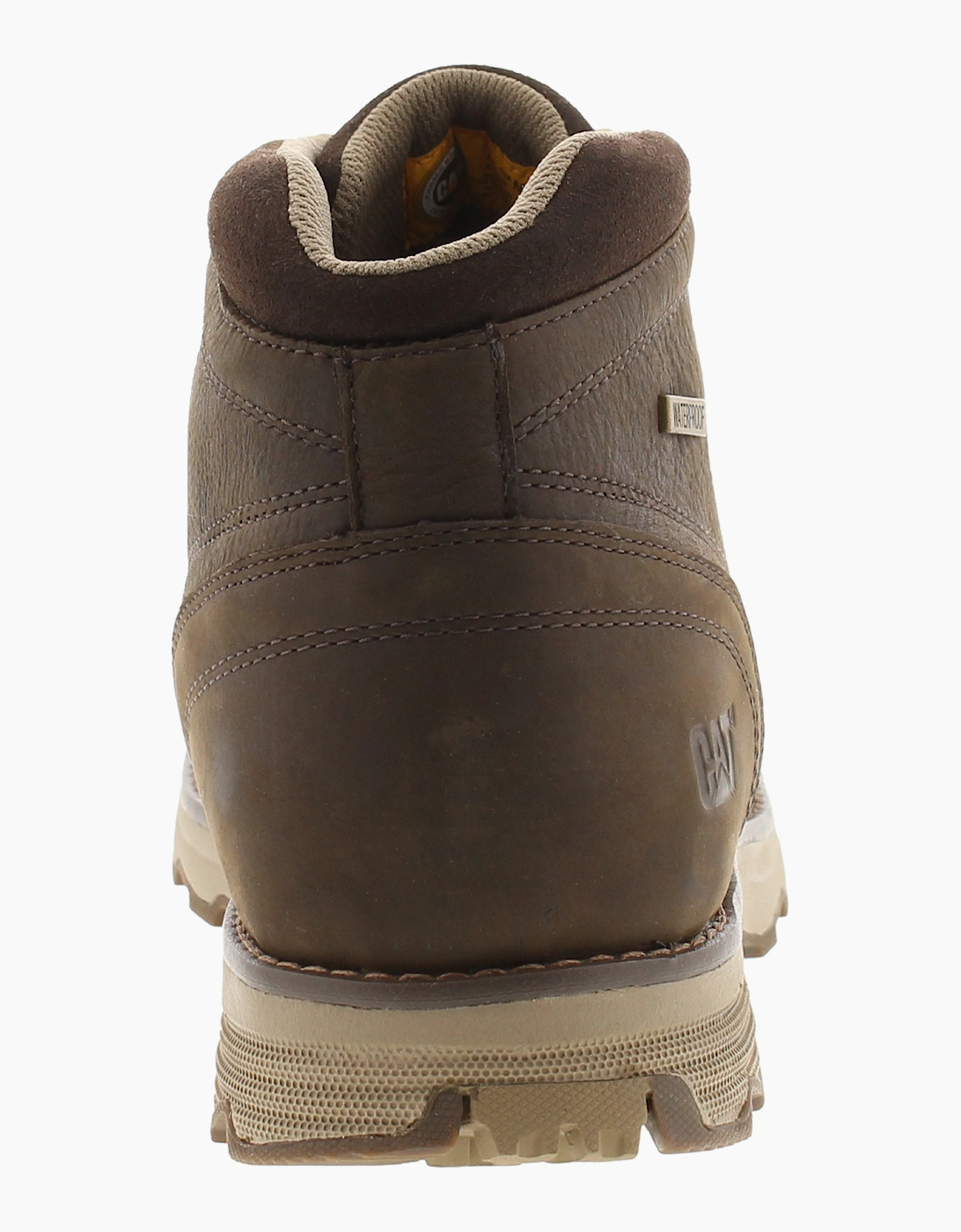 Caterpillar Mens Smart Boots Elude Waterproof Leather Lace Up dark brown UK Size