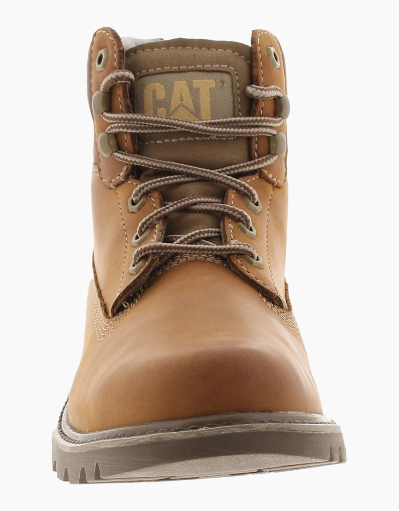 Caterpillar Mens Boots Colorado 2.0 Leather dark beige UK Size