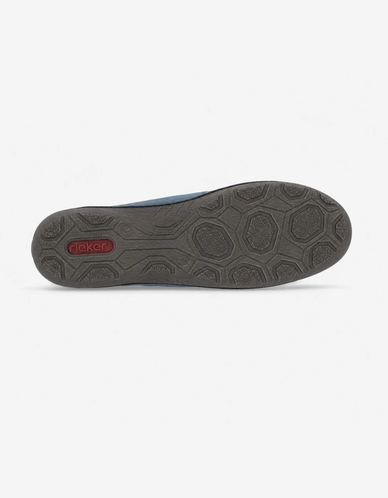 Rieker 52560 Womens Slip-On Shoes Royal