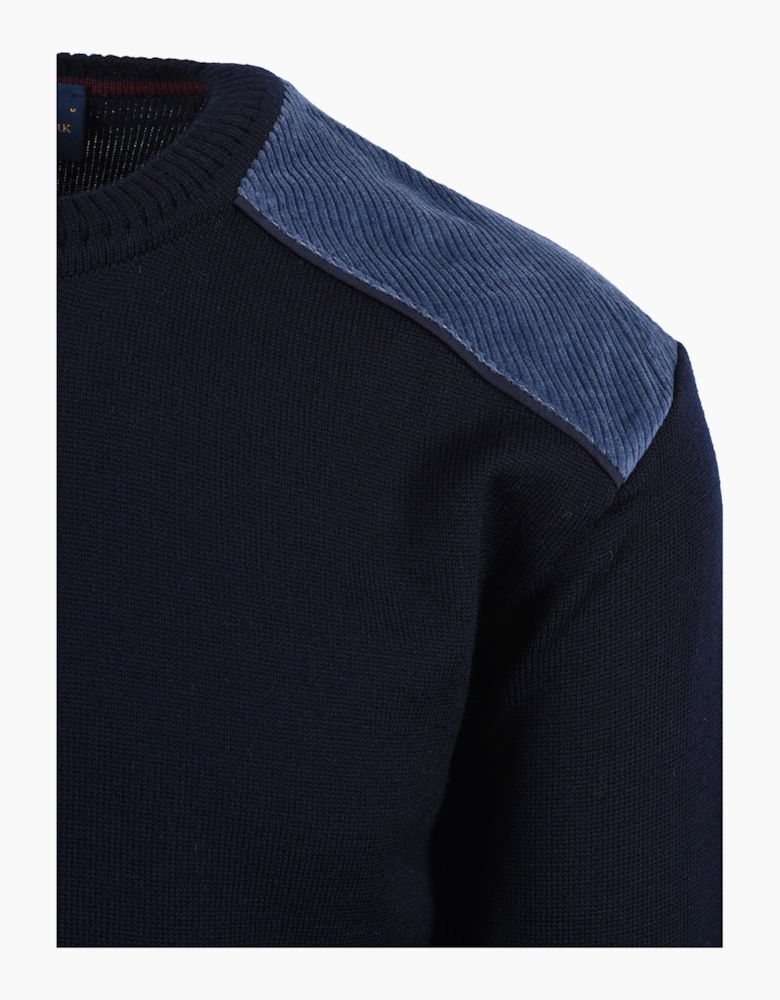 Paul & Shark CREW NECK JUMPER NAVY