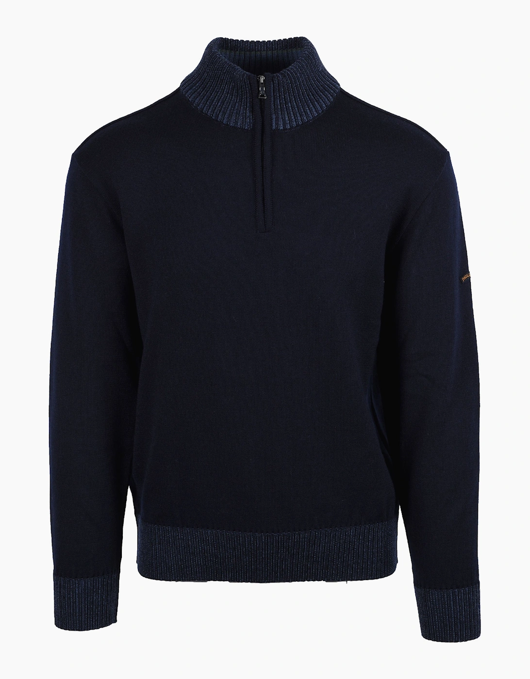Men's Paul & Shark HALF ZIP JUMPER NAVY - Size: 42
