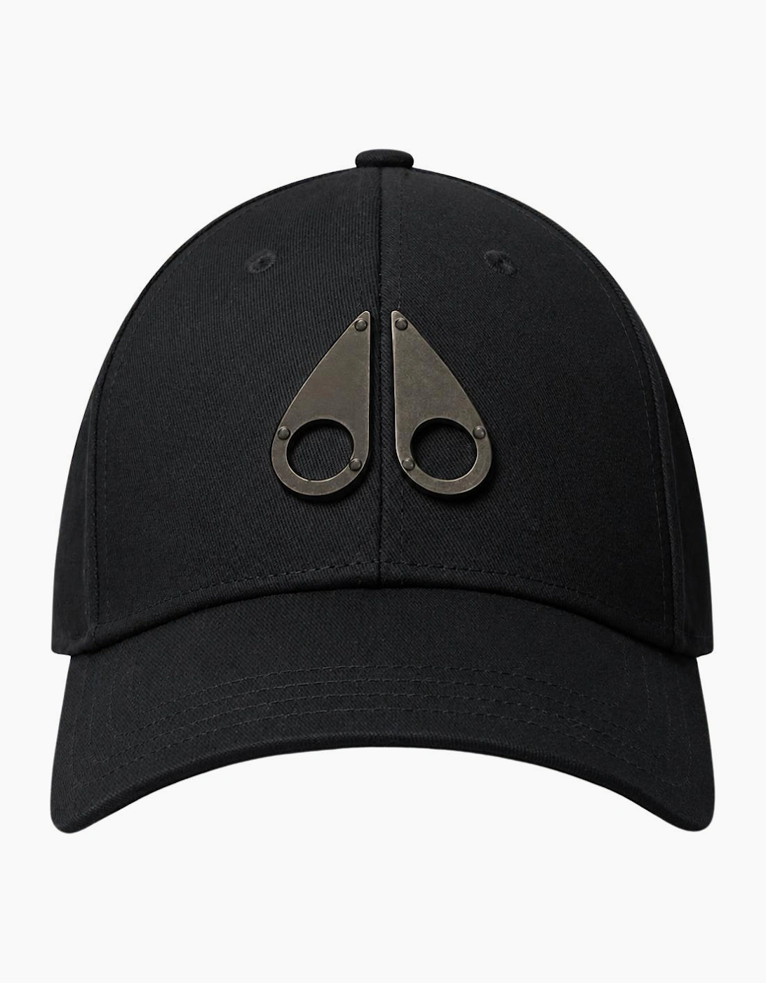 Cotton Metal Icon Logo Black Cap