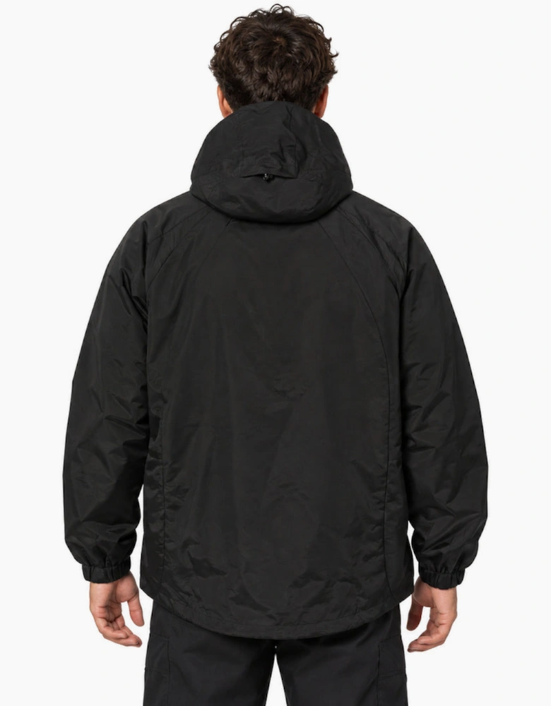 HUF All Caps Black Shell Jacket