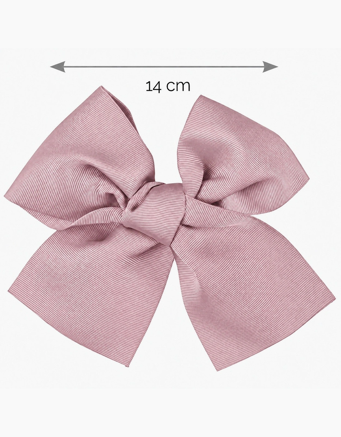 Girls Dusty Pink 526 14cm Bow Hair Clip