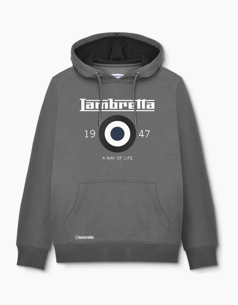 Lambretta Mens Target Pullover Hoodie