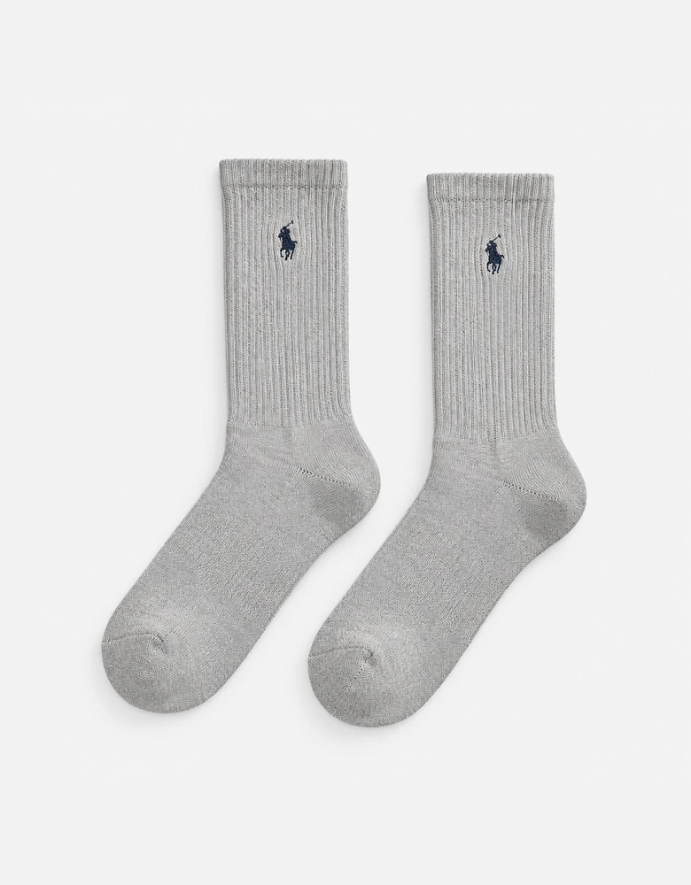 Polo Ralph Lauren PRF CTN ICN Mens Crew Socks Polo Black Multi