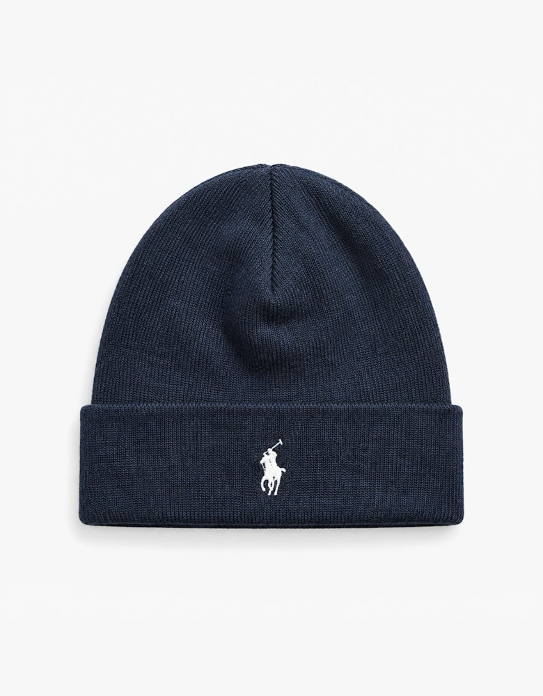 Polo Ralph Lauren SWEATER Mens Beanie & Scarf Navy Heather