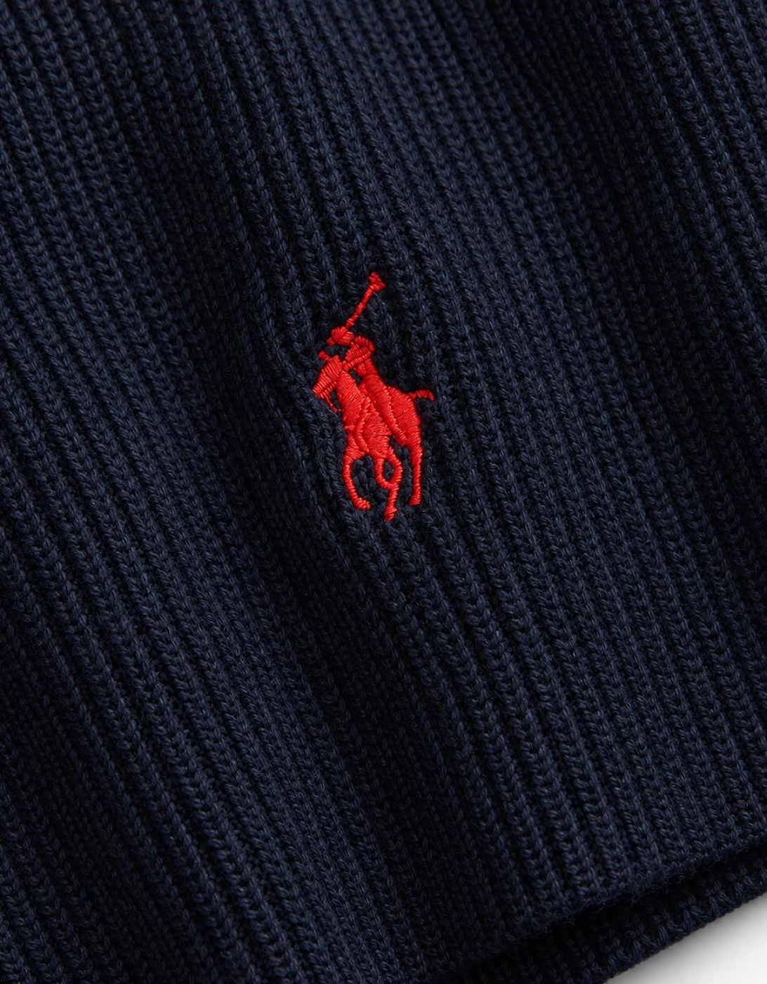 Polo Ralph Lauren Hat and Scarf Set Mens Beanie Hunter Navy