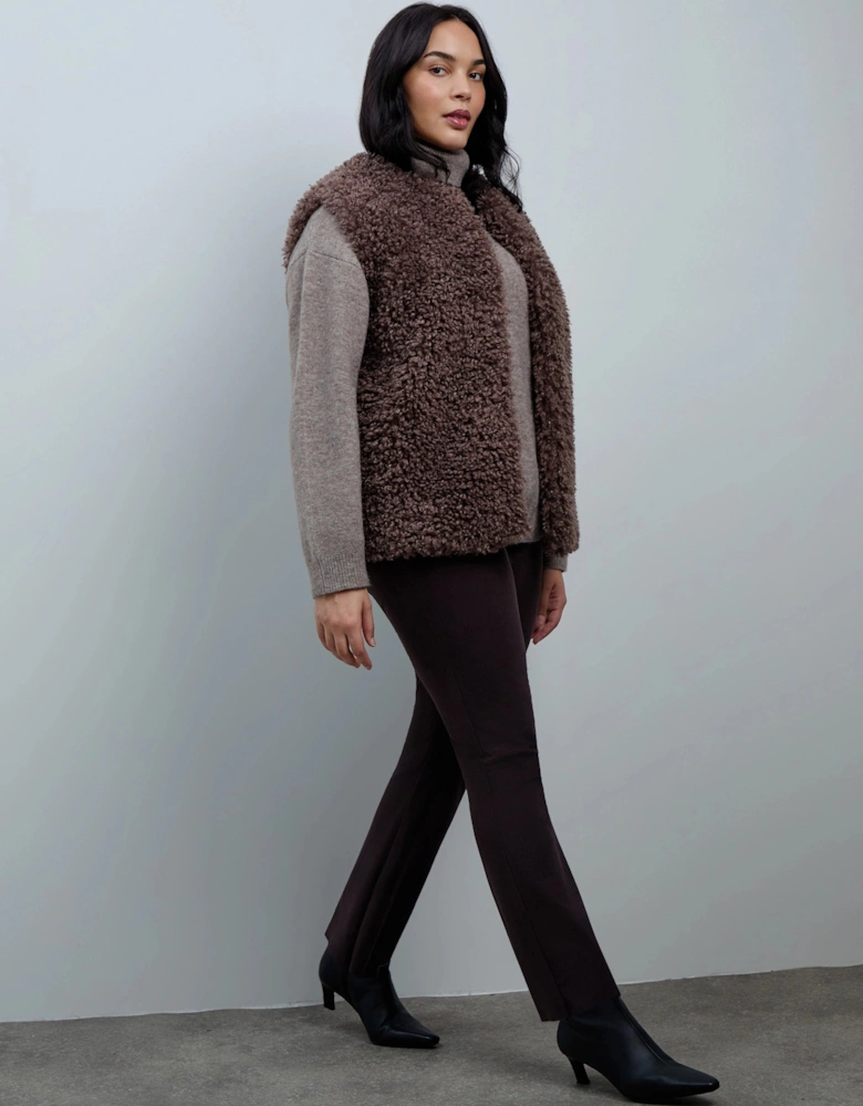 Mink Faux-Fur Gilet