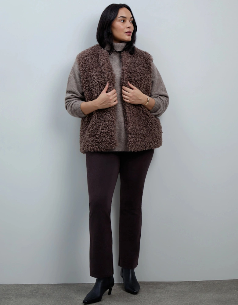 Mink Faux-Fur Gilet