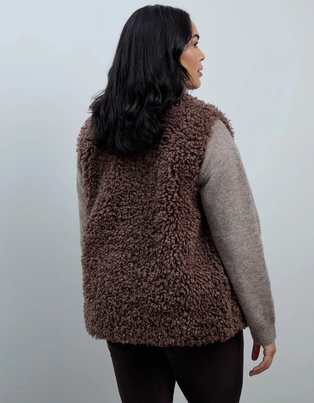 Mink Faux-Fur Gilet