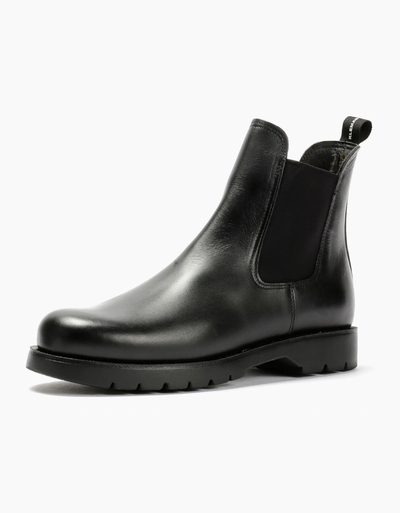 Kleman Tonnant Leather Men's Black Chelsea Boots