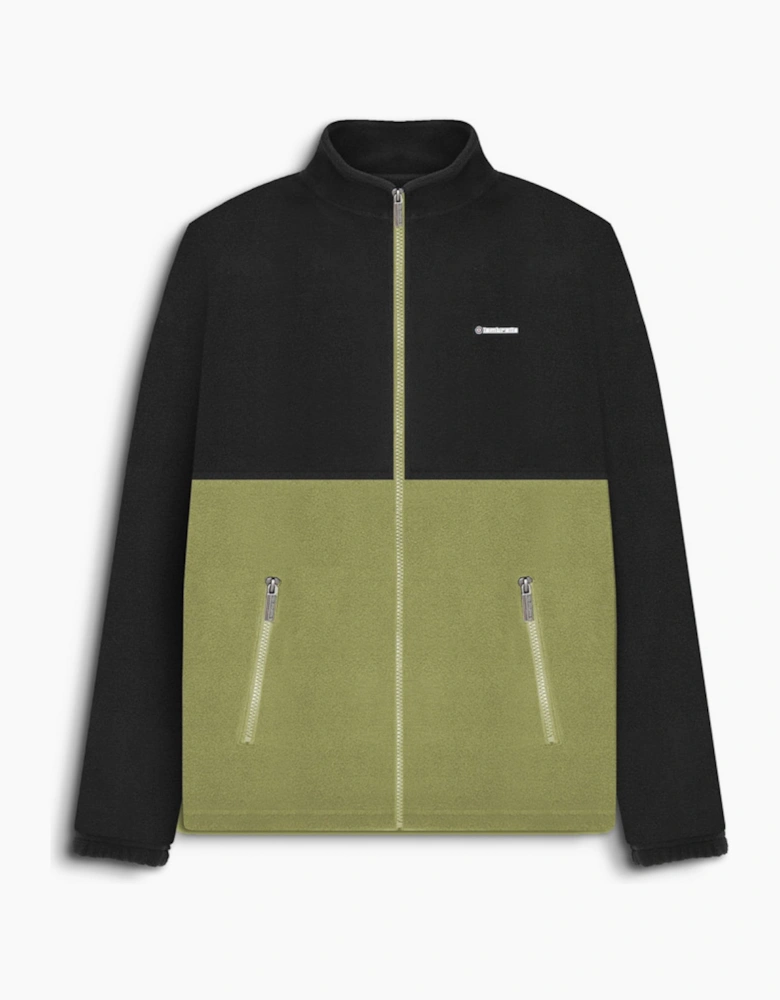 Lambretta Mens Contrast Panel Polar Fleece