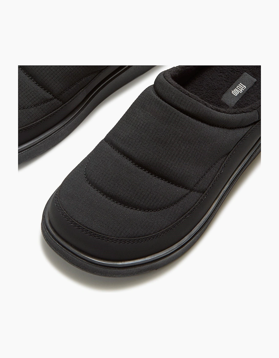 Fitflop Gen-FF Padded Polyester Women's All Black Mules