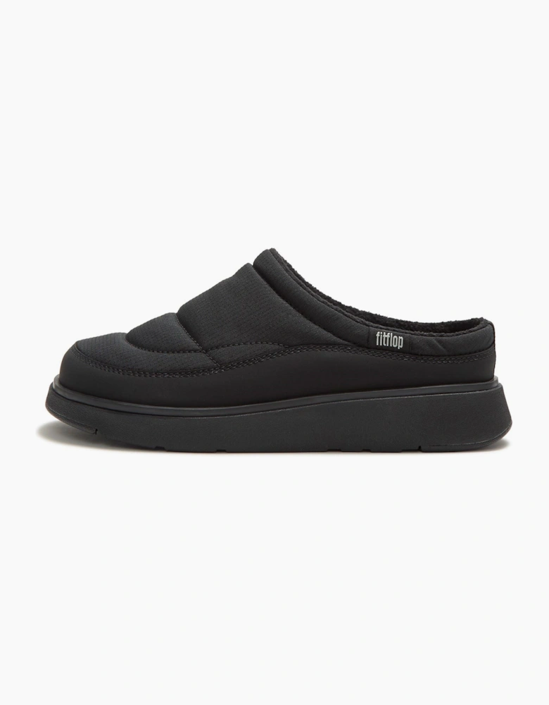 Fitflop Gen-FF Padded Polyester Women's All Black Mules