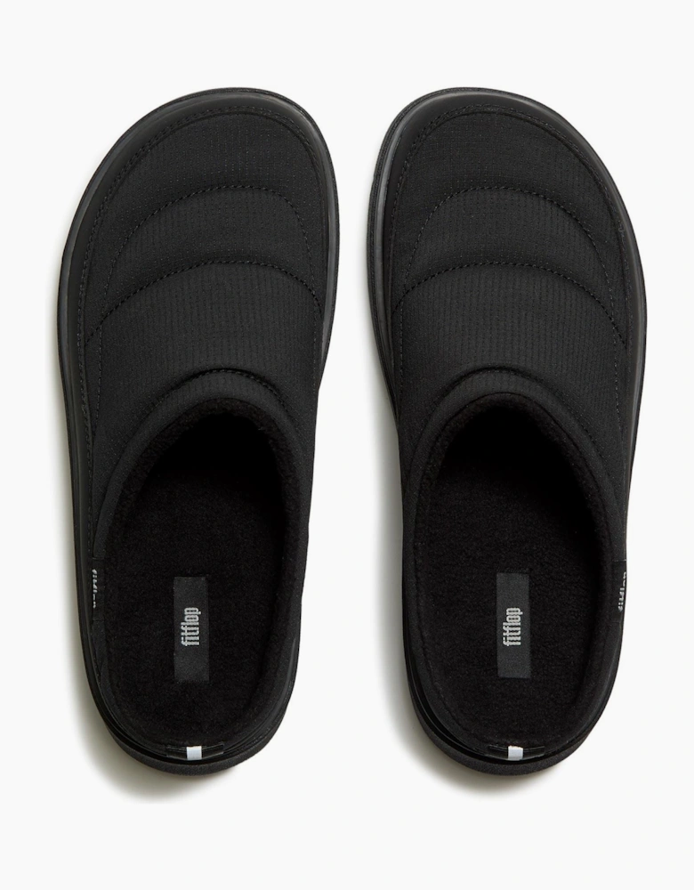 Fitflop Gen-FF Padded Polyester Women's All Black Mules