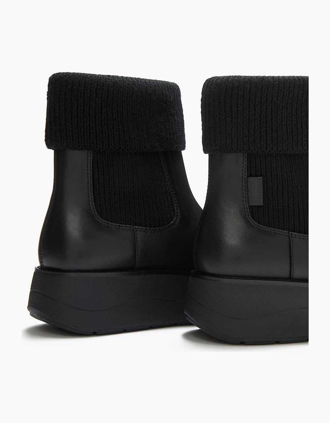 Fitflop Gen-FF Roam Knit Leather Women's Black Boots