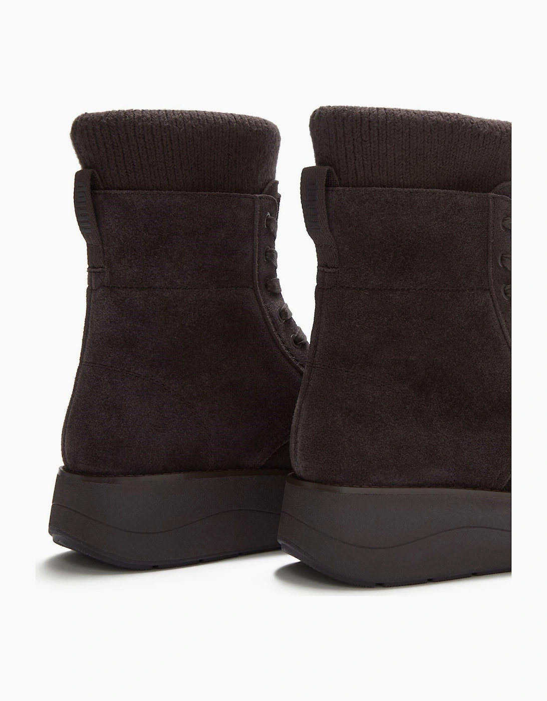 Fitflop Gen-FF Roam Knit Suede Women's Chocolate Brown Boots
