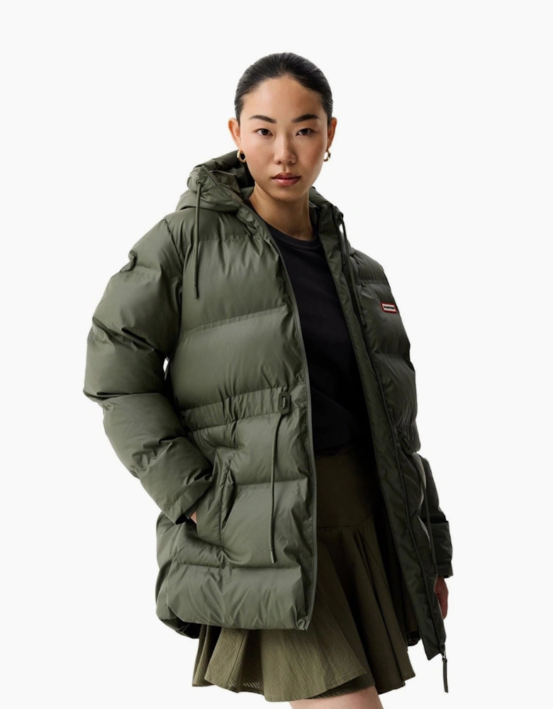 Hunter Lemhi Women's Green Puffer Jacket