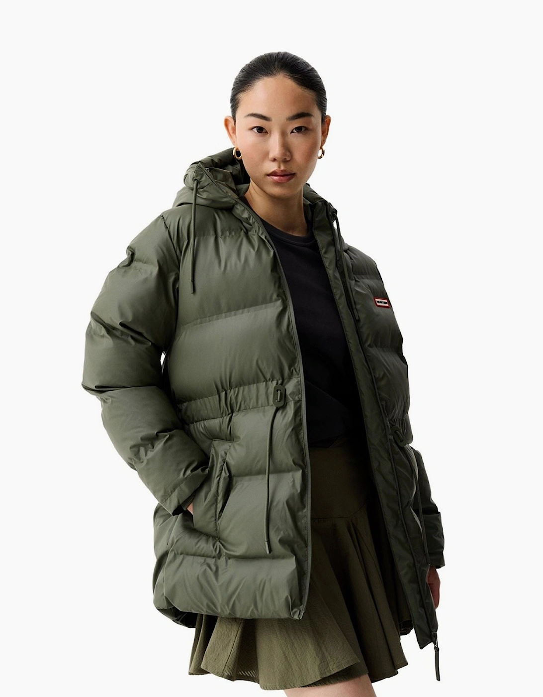 Hunter Lemhi Women's Green Puffer Jacket