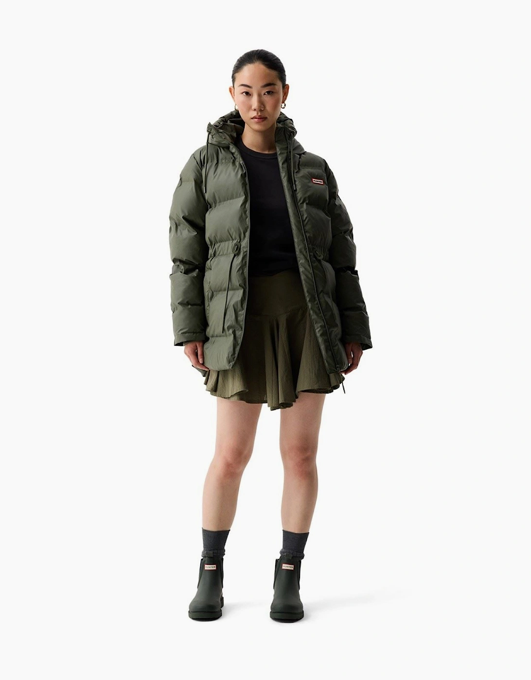 Hunter Lemhi Women's Green Puffer Jacket