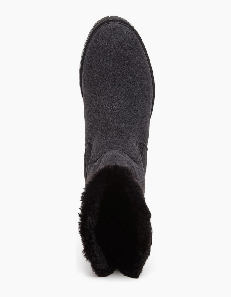 Rocket Dog Niche Aurora Polyurethane Women's Black Winter Mid Calf Boots
