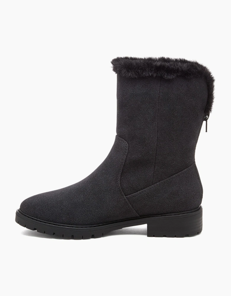 Rocket Dog Niche Aurora Polyurethane Women's Black Winter Mid Calf Boots