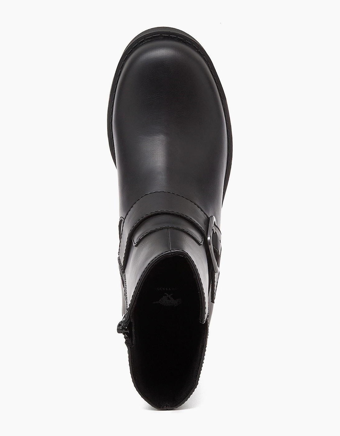 Rocket Dog Freddie Titan Polyurethane Women's Black Heeled Ankle Boots
