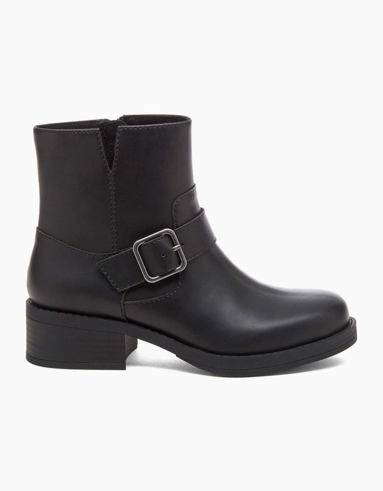 Rocket Dog Freddie Titan Polyurethane Women's Black Heeled Ankle Boots