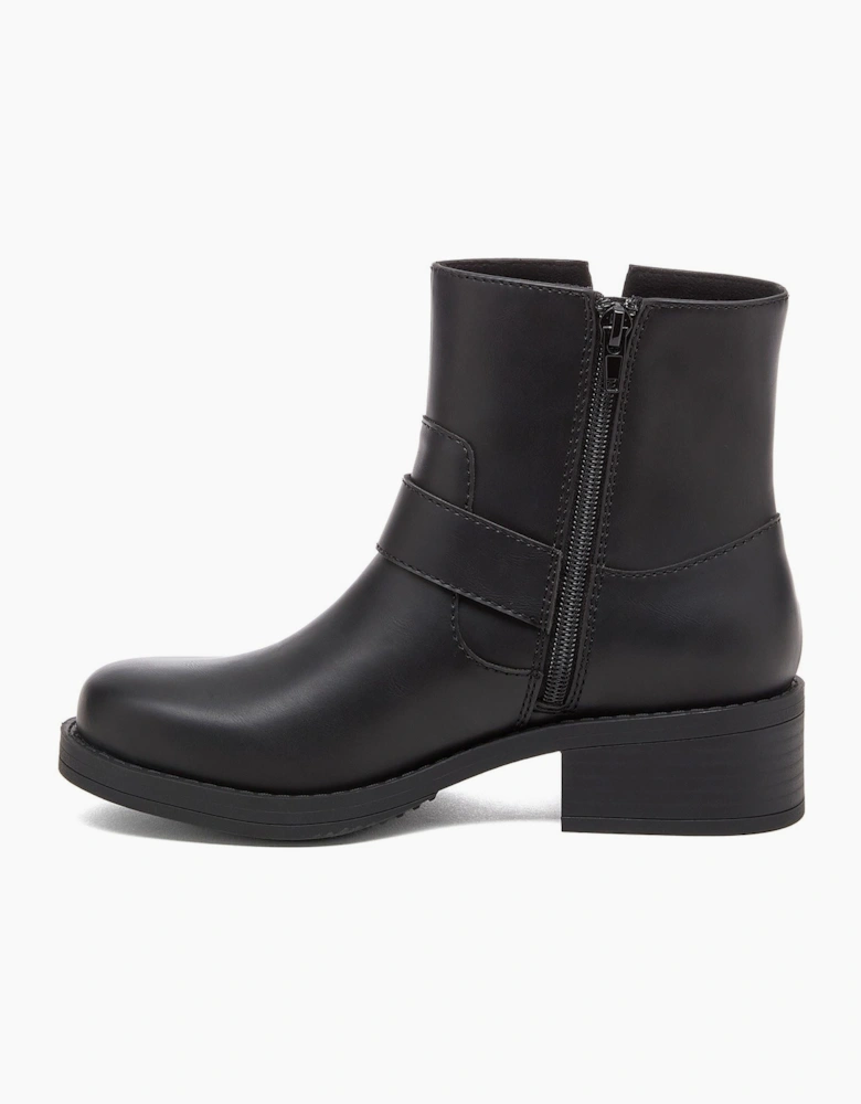 Rocket Dog Freddie Titan Polyurethane Women's Black Heeled Ankle Boots