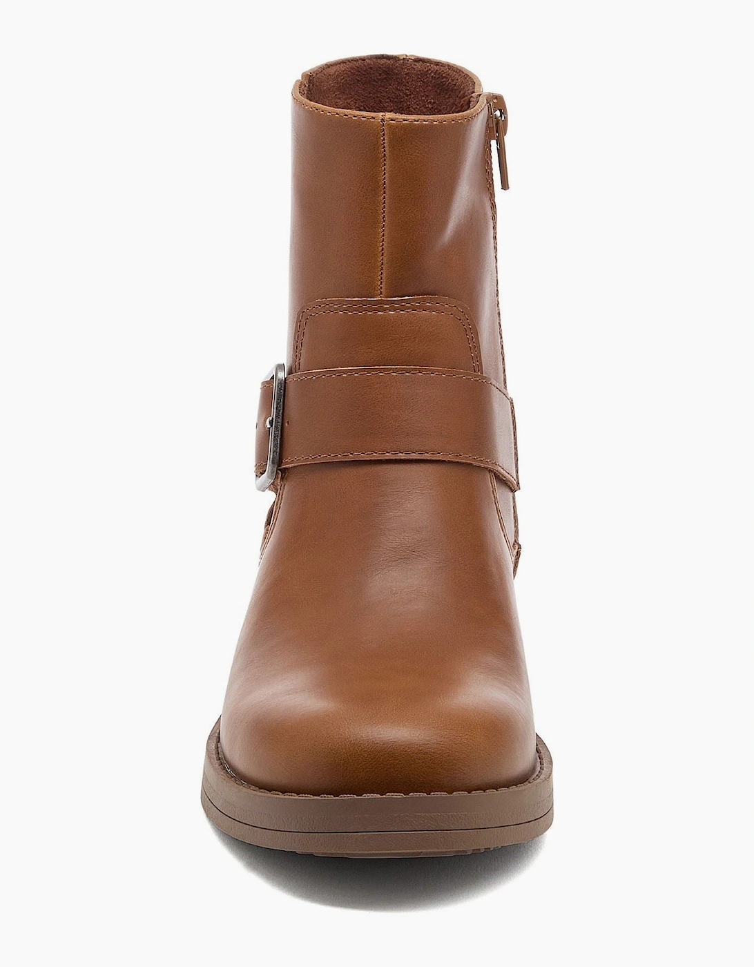 Rocket Dog Freddie Titan Polyurethane Women's Cognac Heeled Ankle Boots