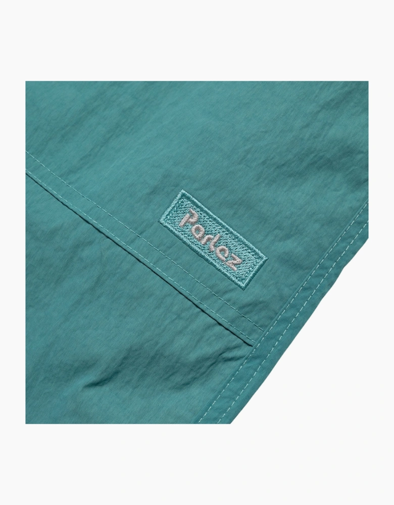Parlez Cliff Shorts Leaf Turquoise Shorts