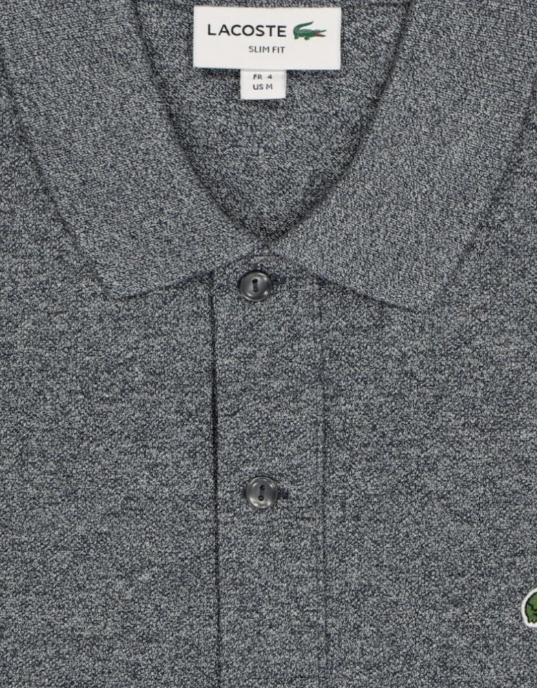 Lacoste Slim Fit Mouse Grey Pique Polo Shirt