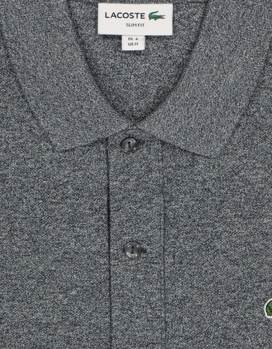 Lacoste Slim Fit Mouse Grey Pique Polo Shirt